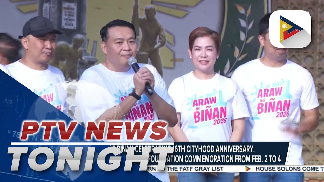 City of Biñan celebrating 16th cityhood anniversary, 81st liberation day, 279th foundation...