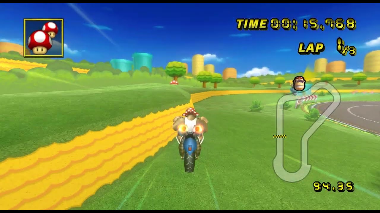 [MKW 6th WW] Luigi Circuit (Glitch) - Flap - 20.441