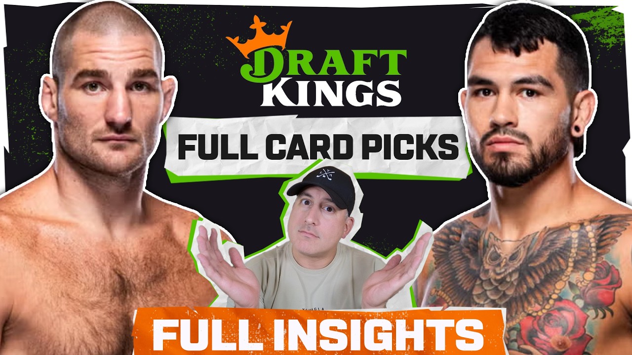 DRAFTKINGS FANTASY Plays for UFC Houston: Strickland vs. Hernandez
