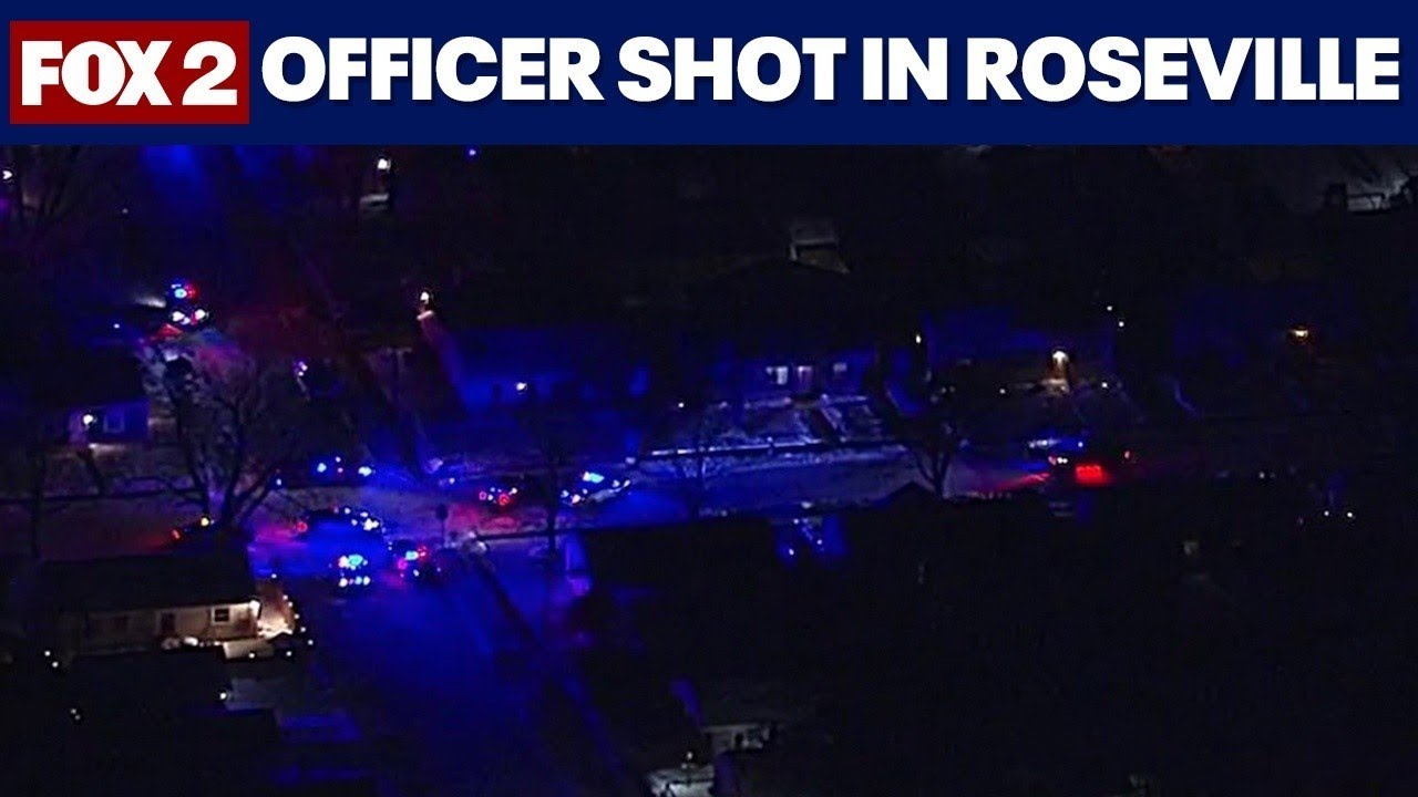 LIVE: Officer shot in Metro Detroit, man barricaded in home