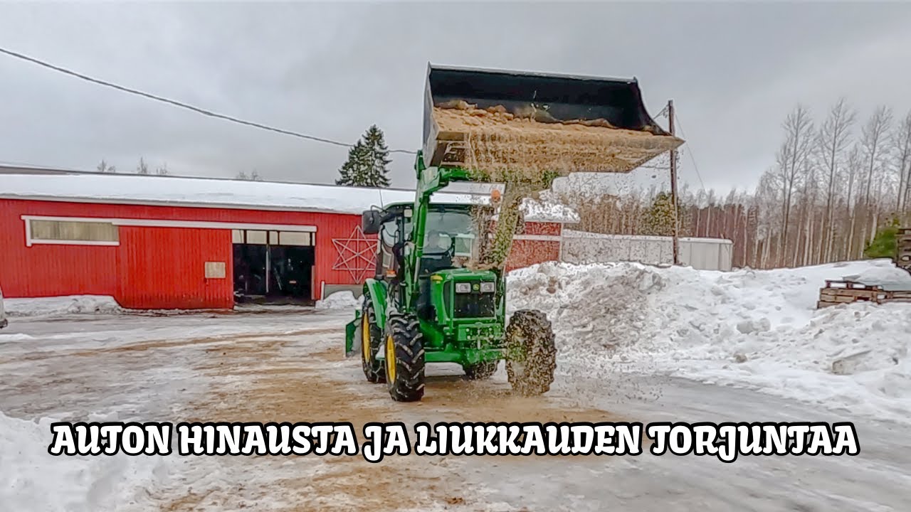 Superfoodeilla päivään - Hiekoitusta ja vedetään auto takaisin tielle