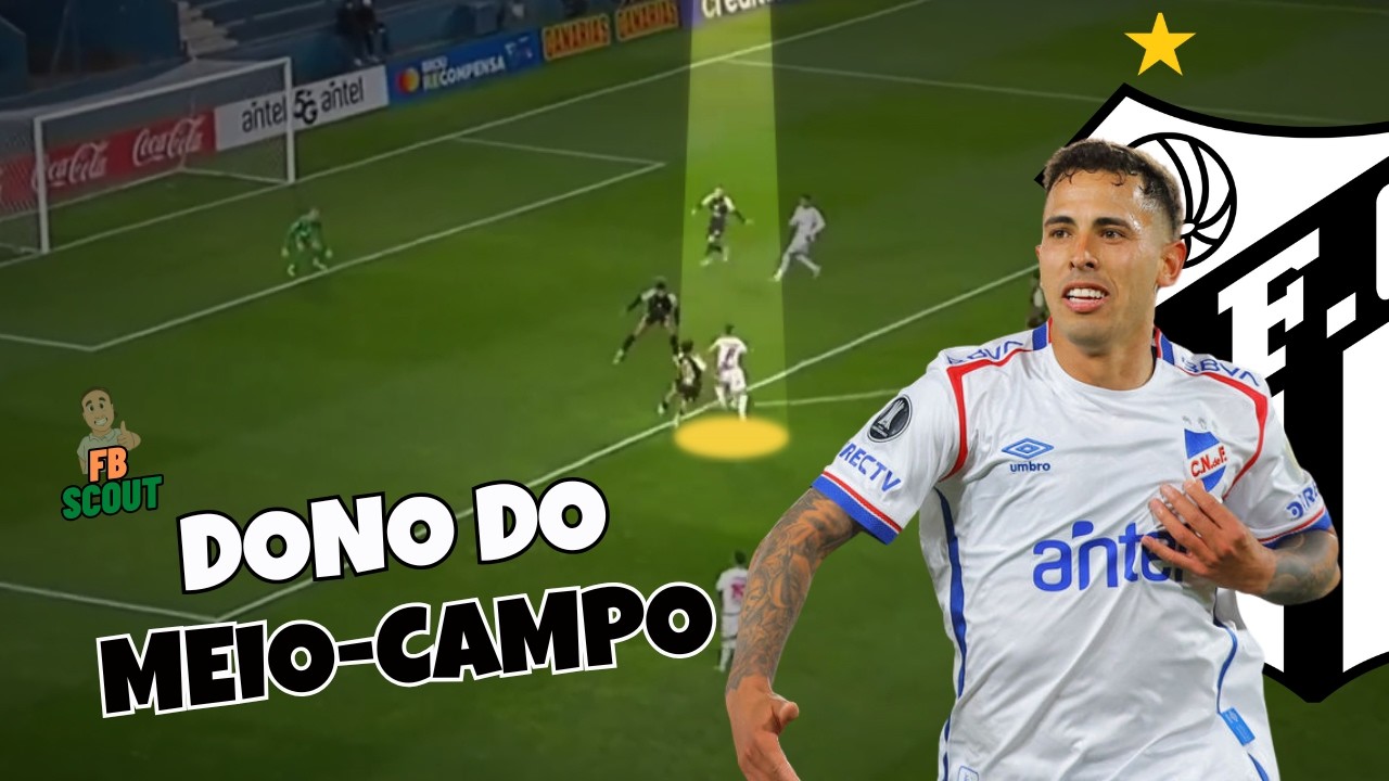 COMO JOGA CHRISTIAN OLIVA, MEIO-CAMPISTA QUE ESTÁ REFORÇANDO O SANTOS