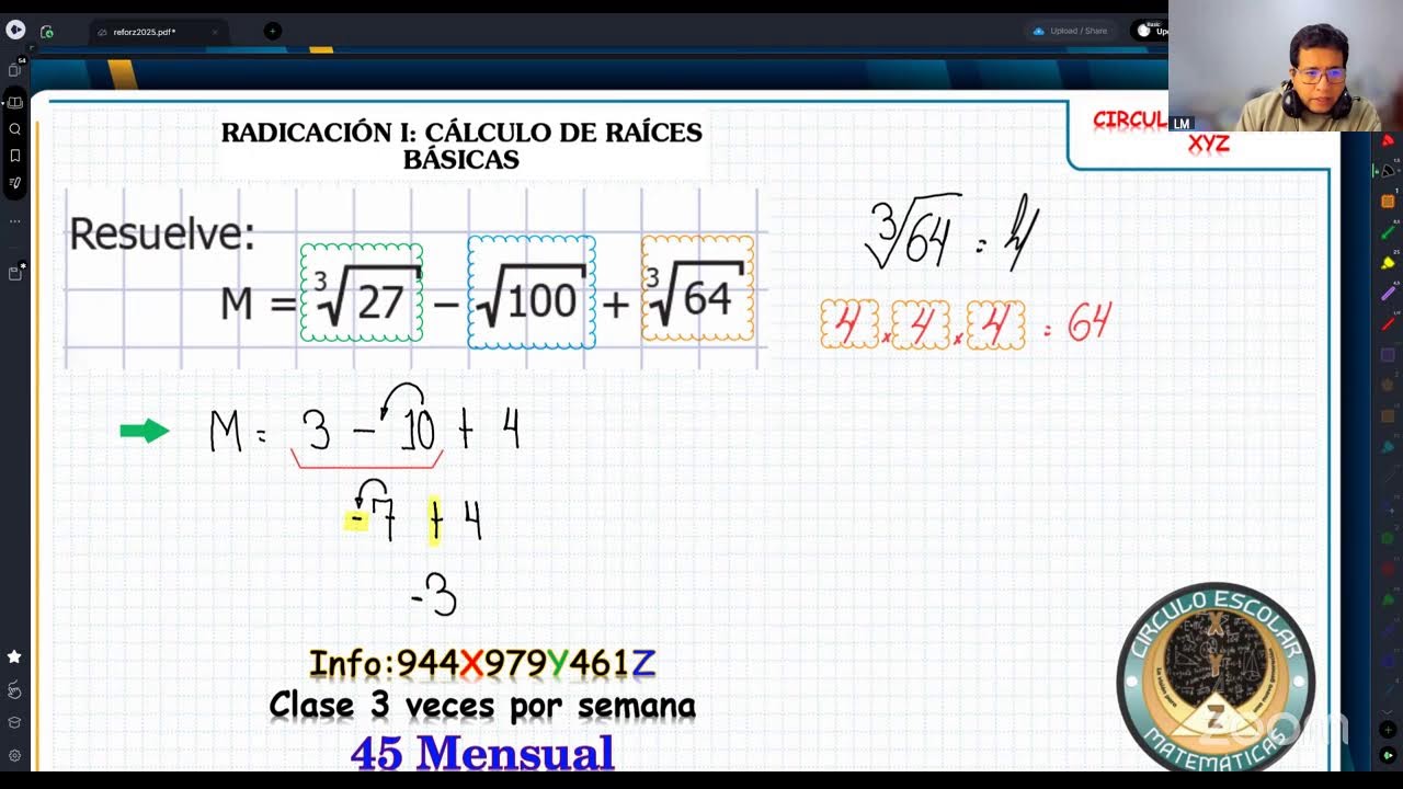 RADICACIÓN I (ÁLGEBRA)