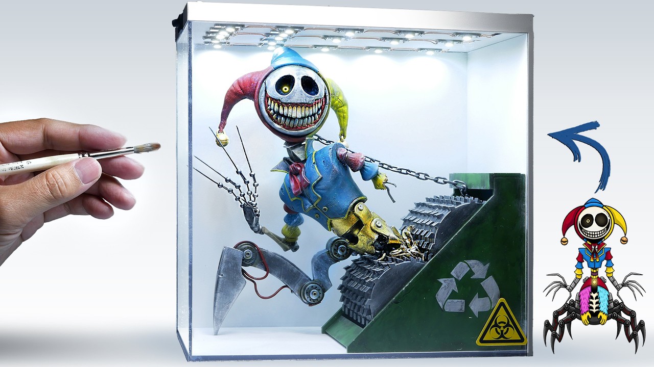 Diorama of The Prototype in the Laboratory