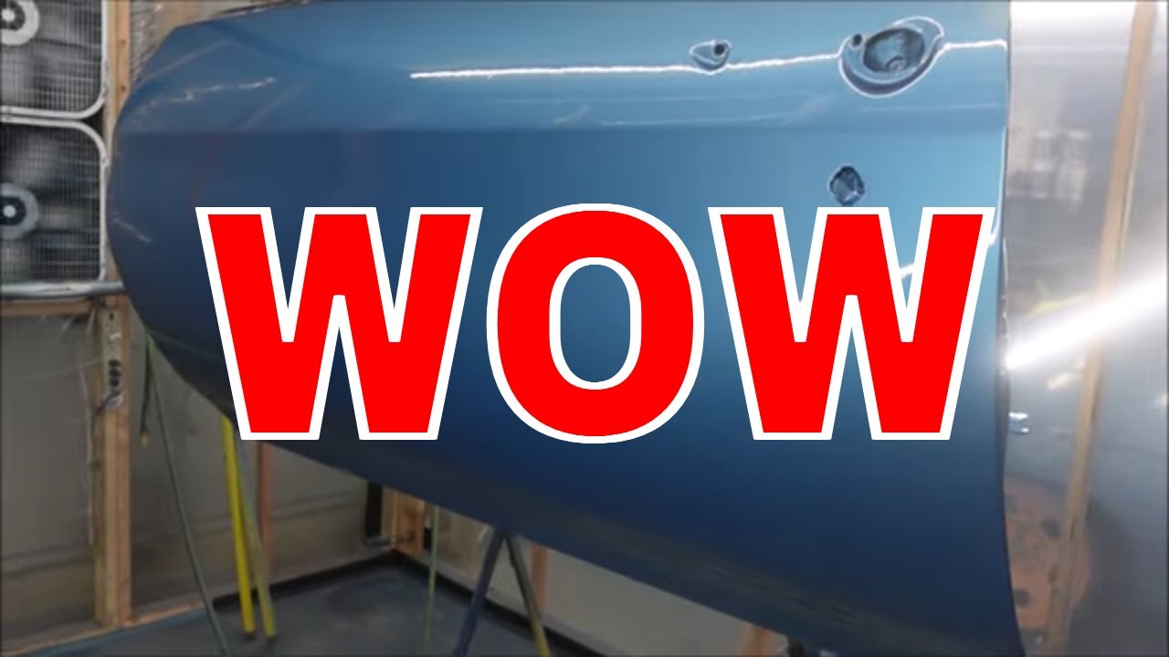 Painting in a garage, Professional Results