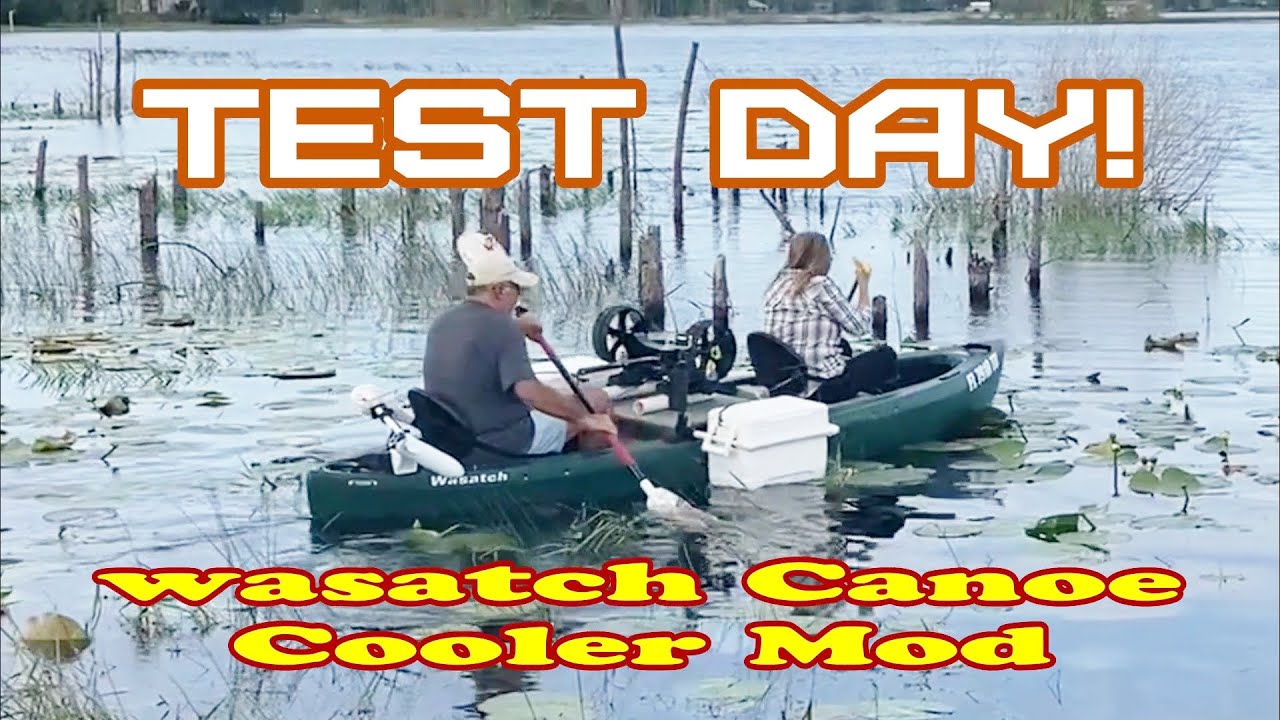 🛶 TEST DAY! (Wasatch Canoe Cooler Mod) - Florida Fish Hunter