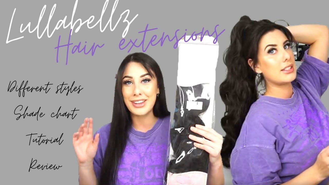Clip In PonyTail Hair Extensions // Lullabellz // Styles, Shades, Tutorial, Review | Luxe Beauty MUA