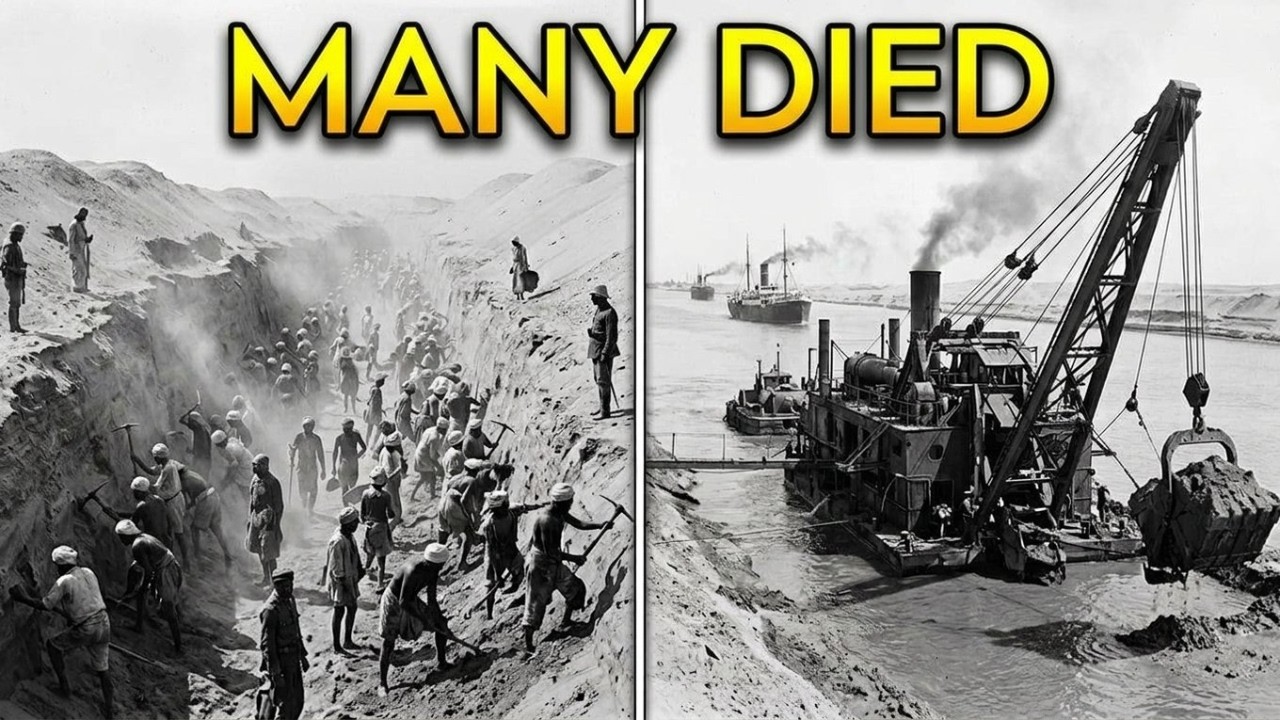 How the Suez Canal Was Carved Through the Desert With 1800s Engineering