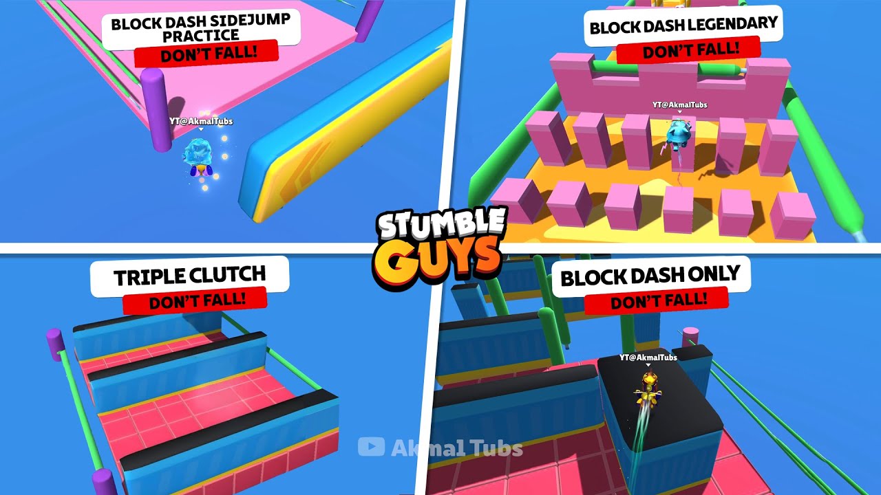 CODE MAP BLOCK DASH WORKSHOP PRACTICE MAP STUMBLE GUYS