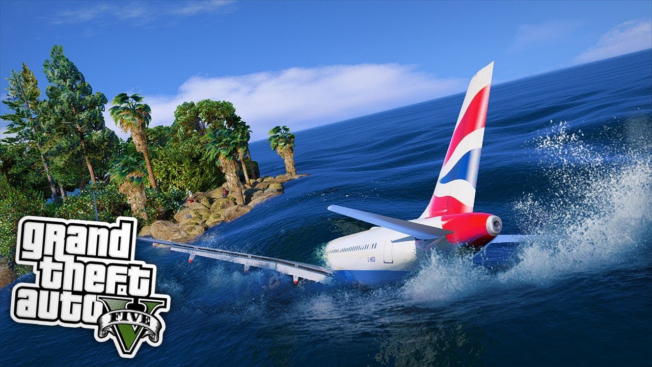DER FLUGZEUGABSTURZ! 😱 - GTA 5 Real Life Mod