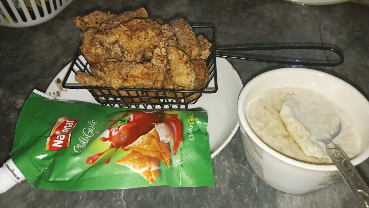 Aaj Nani ke kitchen Mein bani chicken strips aur Nani ke liye daliya 😋🍗