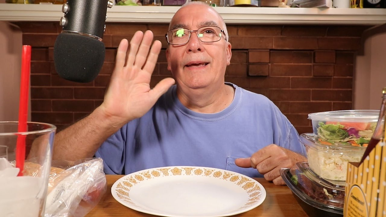 ASMR Eating a Steak Tip Dinner Whispering