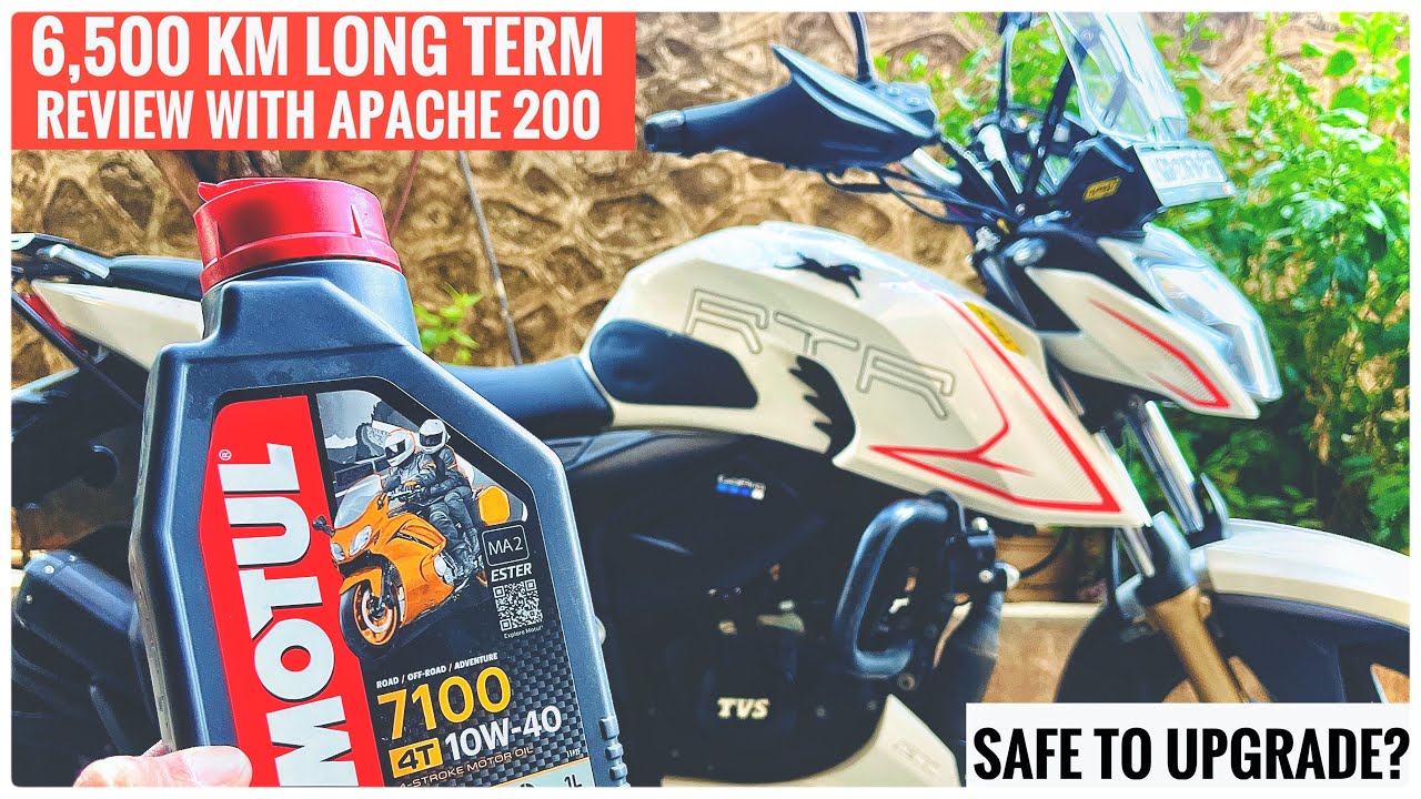 Long Term Review  MOTUL 10W40 Oil For Apache 200 and 160 4V | Smoothness and Performance Beast !