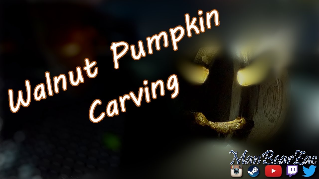 Happy Halloween! [Walnut Jack-O-Lantern]