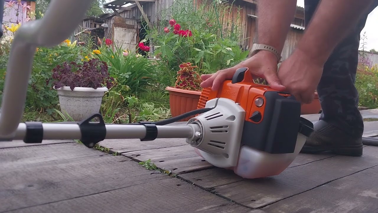 Новый триммер  Stihl fs250)))                             Первый запуск!!!22 07 24г