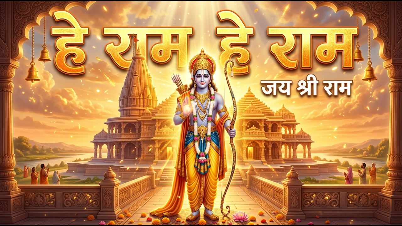 Hey Ram Hey Ram | Ram Bhajan | Ram Naam Jap | Peaceful Ram Dhun | Shri Ram Bhakti Bhajan