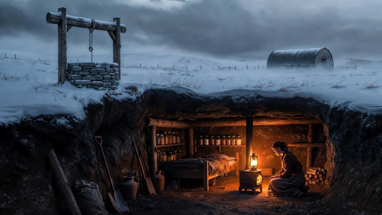 Given Only a Dry Well, She Built an Underground Home That the Blizzard Couldn't Break