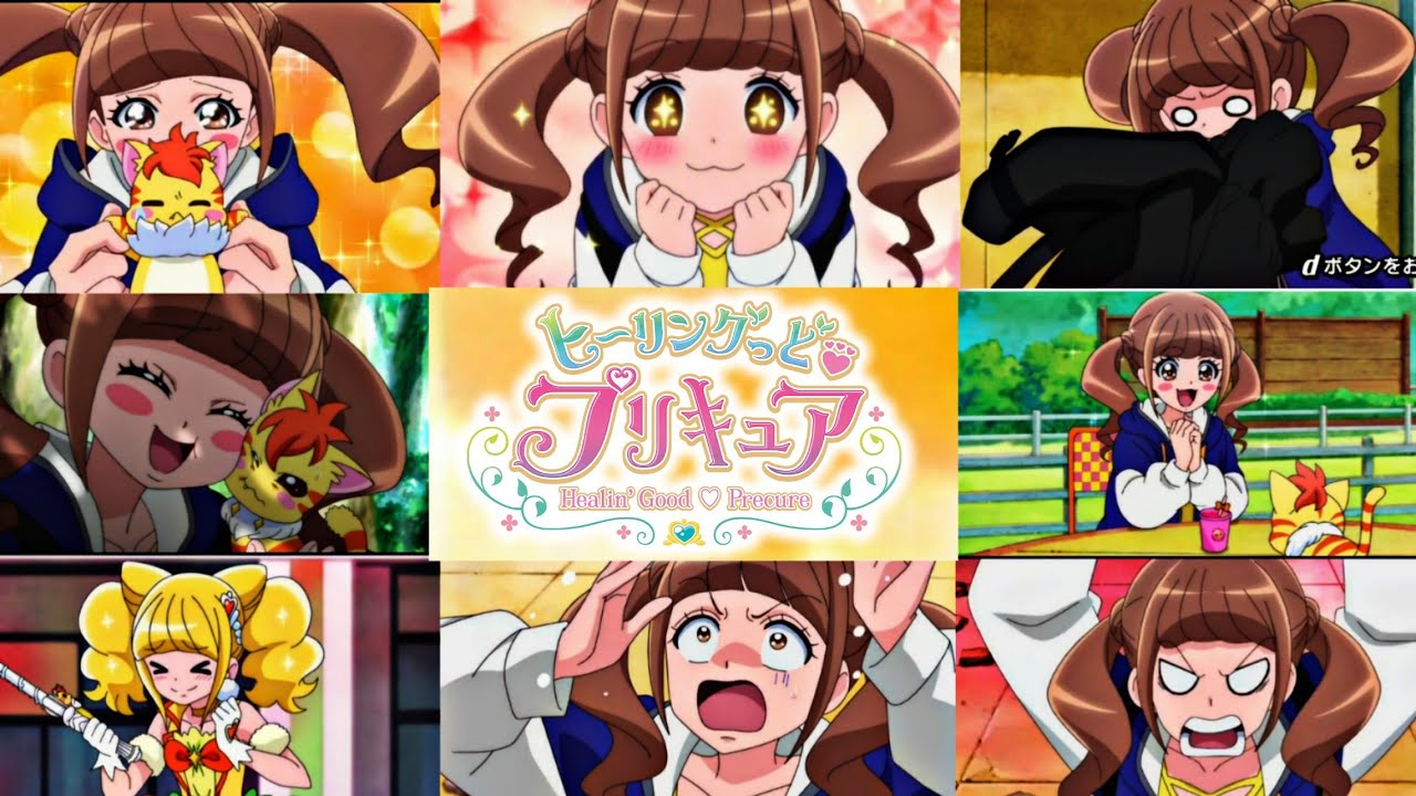 Healin'good Pretty Cure Hiramitsu Hinata/Cure Sparkle 💛 some moments funny