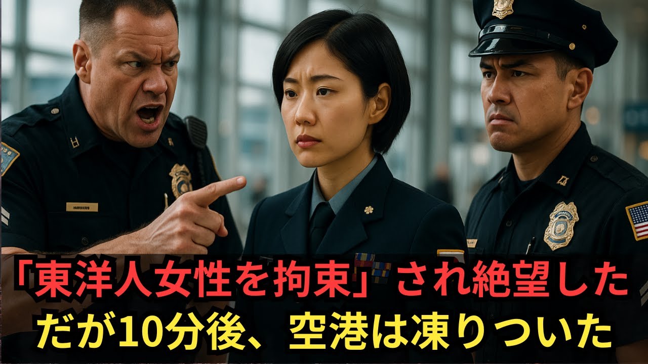 アメリカ警察が空港で日本人女性将校に手錠──だが10分後、空港全体が凍りついた…