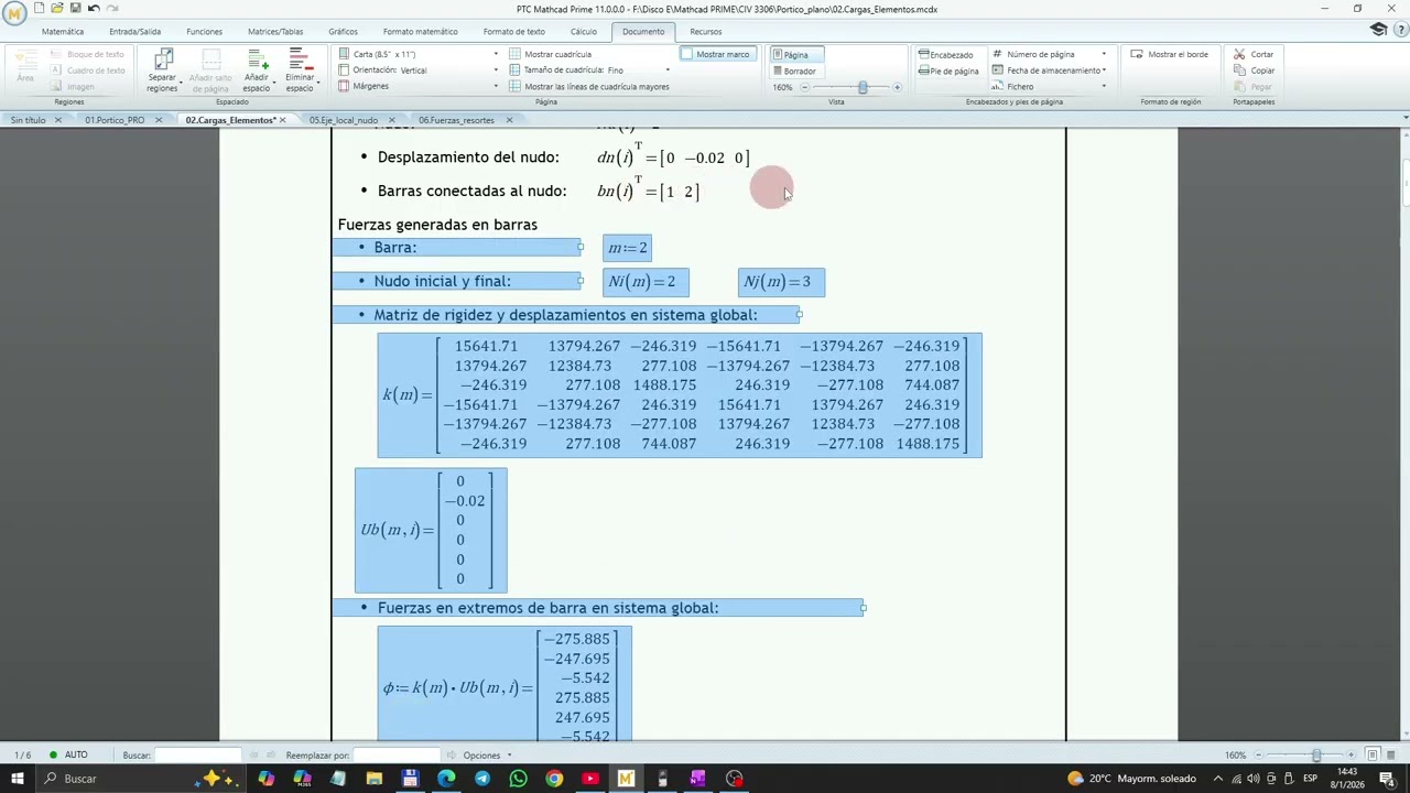 Portico MathCad 2
