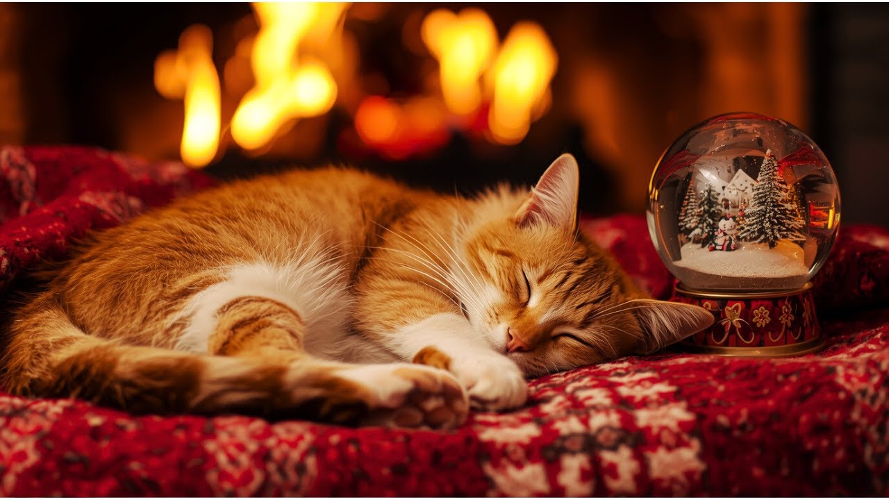 Calming Music for Cats 🐾🎄 Soft Sounds to Help Cats Relaxing Cat Music