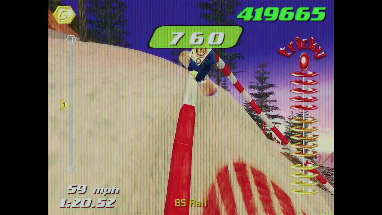 VHS EDIT - Mesablanca - Experimental Gameplay (SSX Tricky)