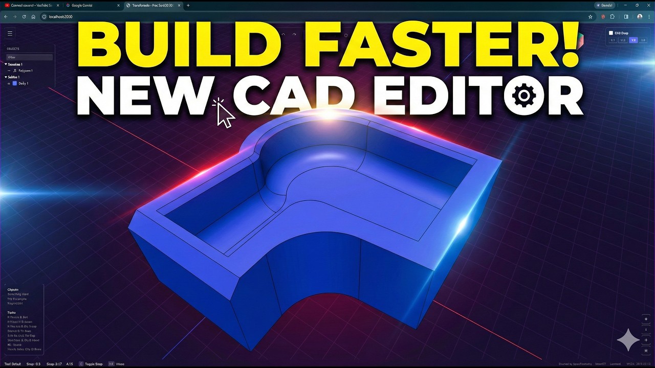 Building a Full 3D CAD Tool in the Browser — From Scratch with Claude Code
