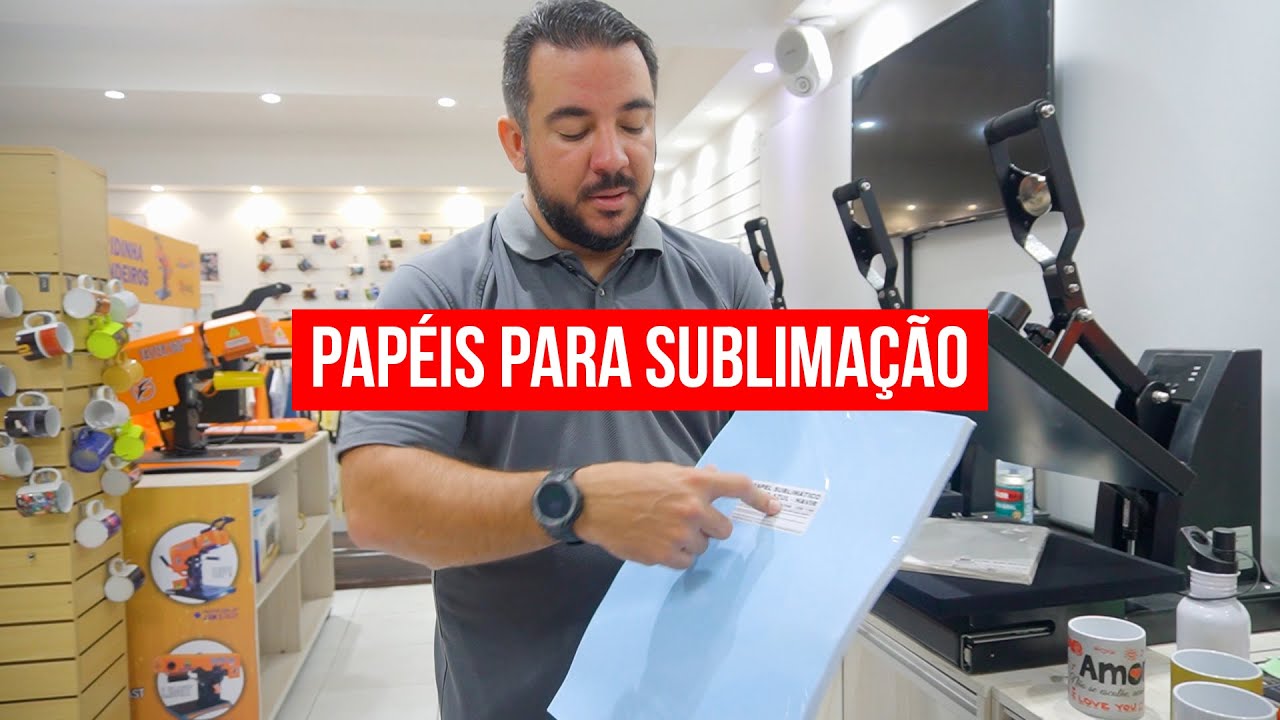 TIPOS DE PAPÉIS PARA SE USAR NA SUBLIMAÇÃO