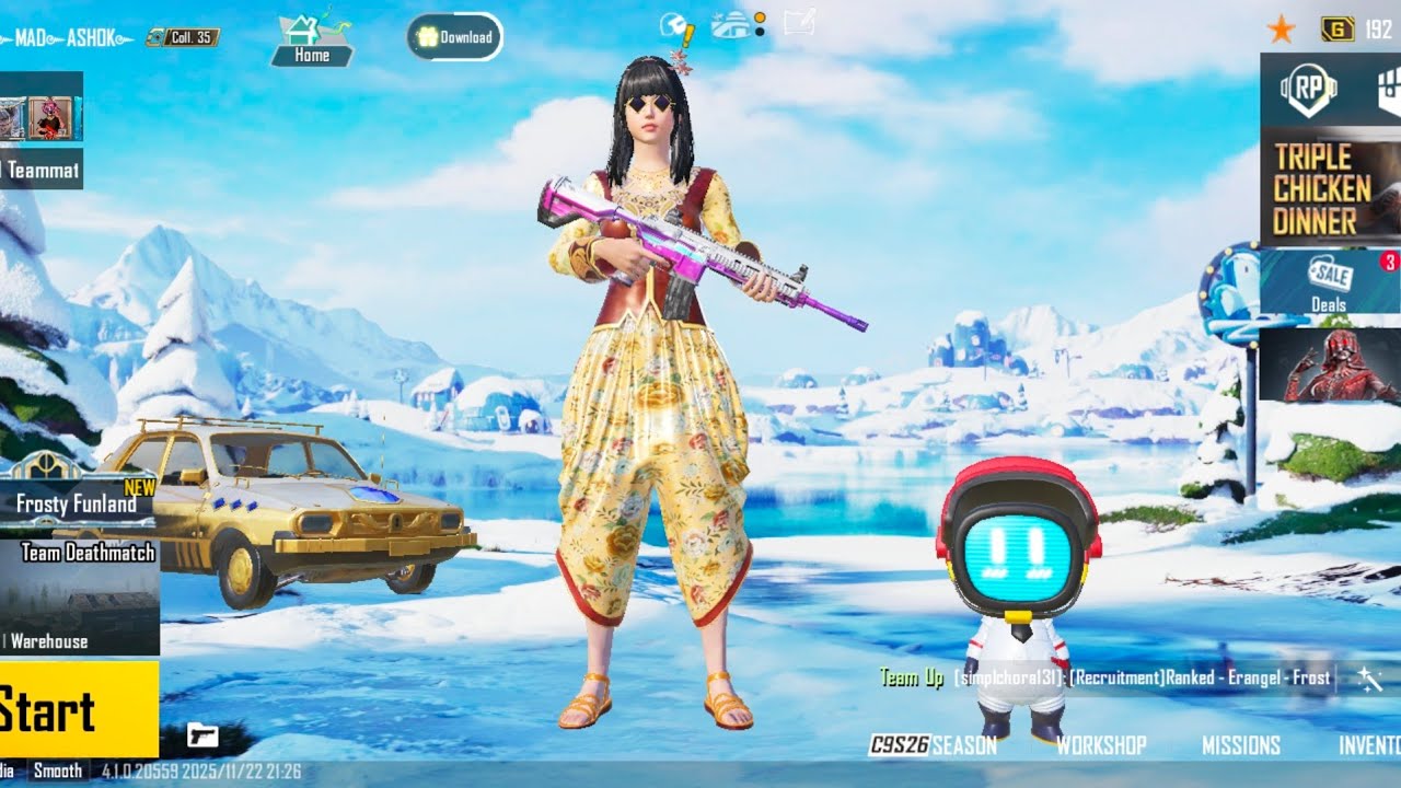 please subscribe ASHOKGAMER 1v1 room 🤝 and all clasic mode bgmi