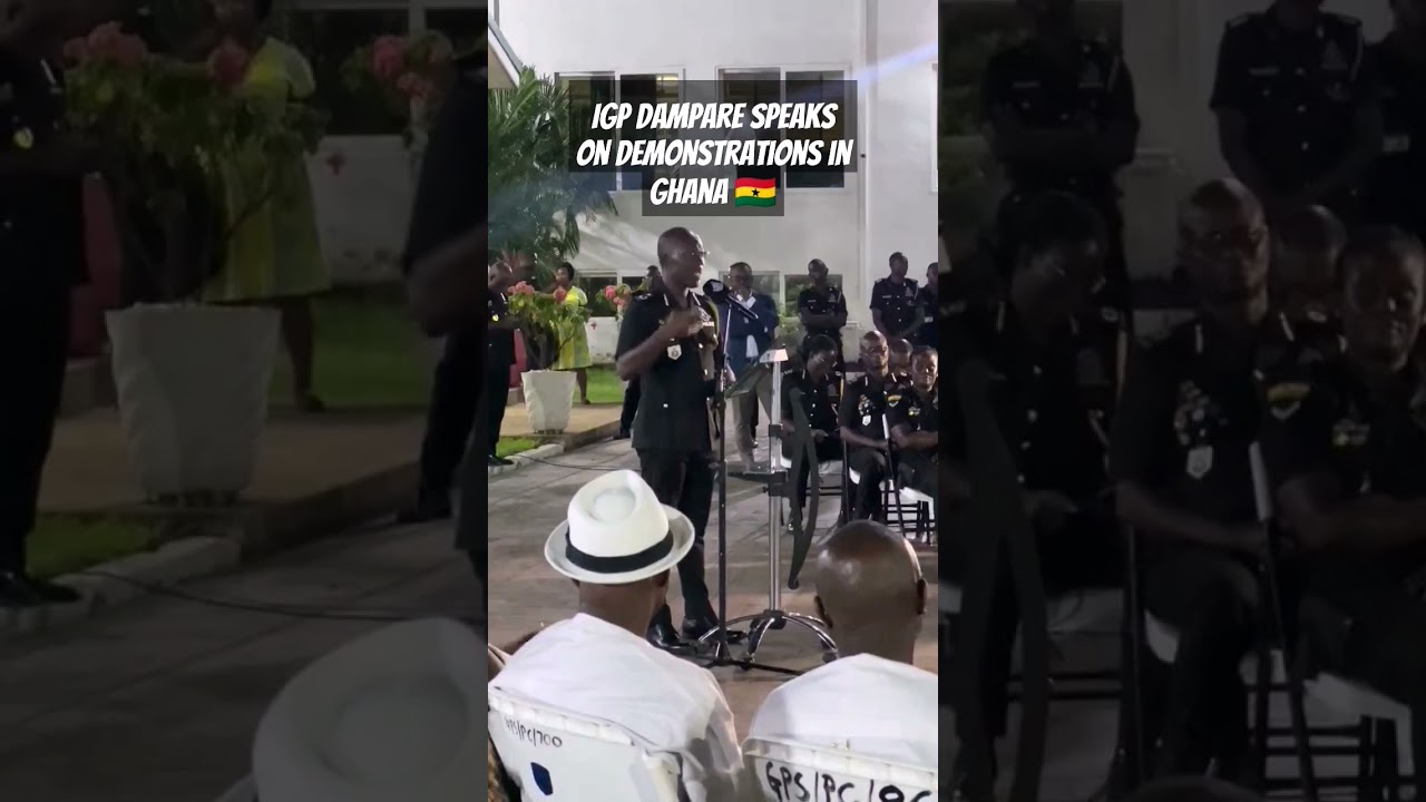IGP Dampare speaks on demonstrations in Ghana 🇬🇭 #stopgalamseynow #freethecitizenz #ghana #ghananews