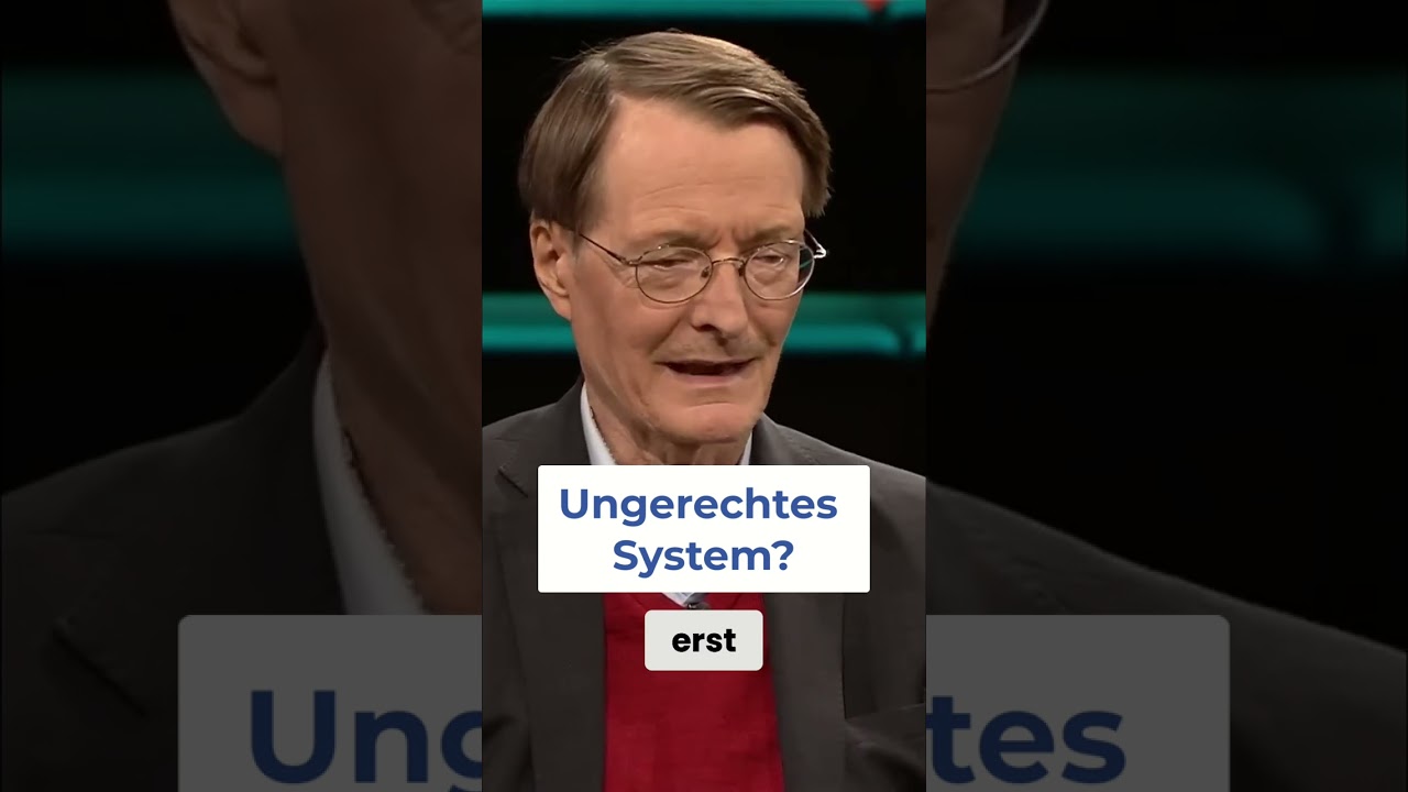 Lauterbach packt aus: So unfair ist Deutschland wirklich! #shorts