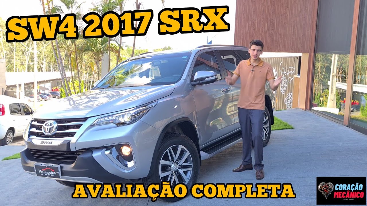 TOYOTA SW4 SRX 2.8 TURBO DIESEL 4x4 2017 | Coração Mecânico