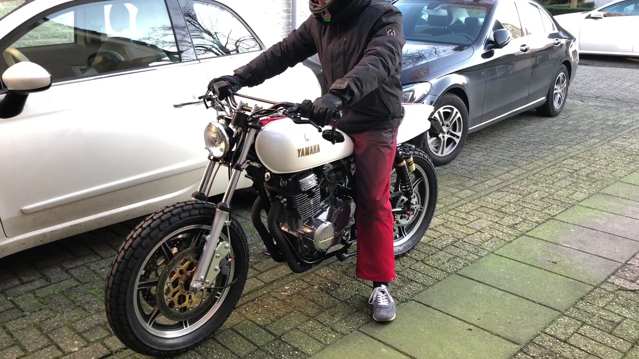XS400, Flat Tracker, 1st testdrive