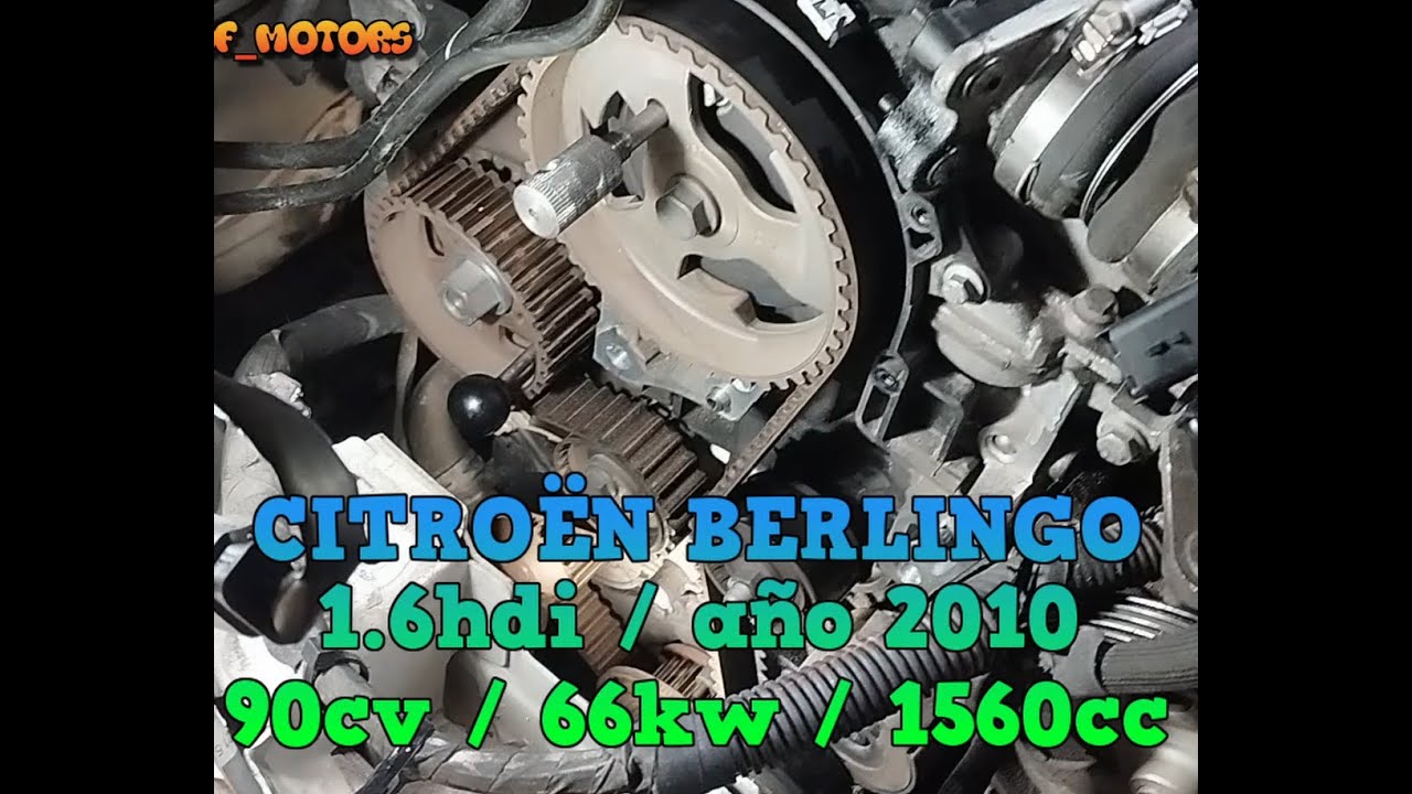 CITROËN BERLINGO CAMBIO DISTRIBUCIÓN 1.6 HDI 90CV 66KW 1560CC AÑO 2010