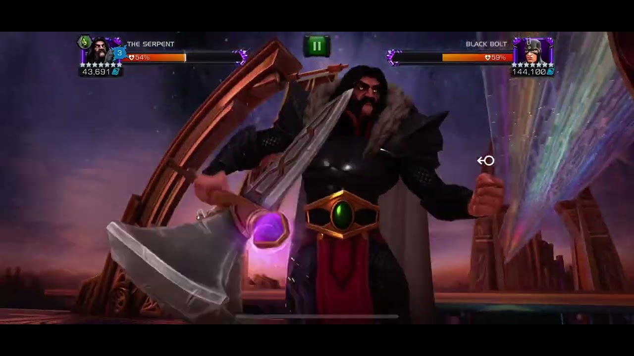 MCOC- act 9.2.5, Black bolt boss- I just tried with different champs 🤙🏻