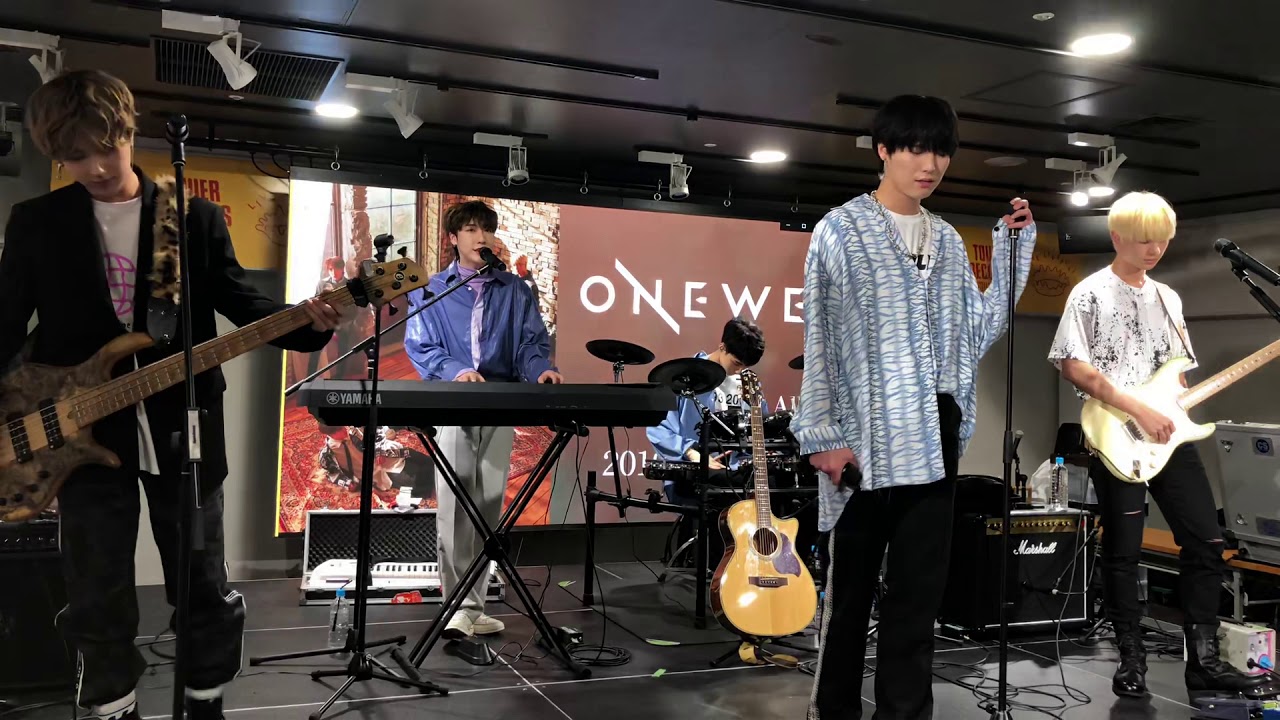 【1080p】ONEWE（원위）190520 cover 「Lemon」 / SHIBUYA TOWER RECORDS