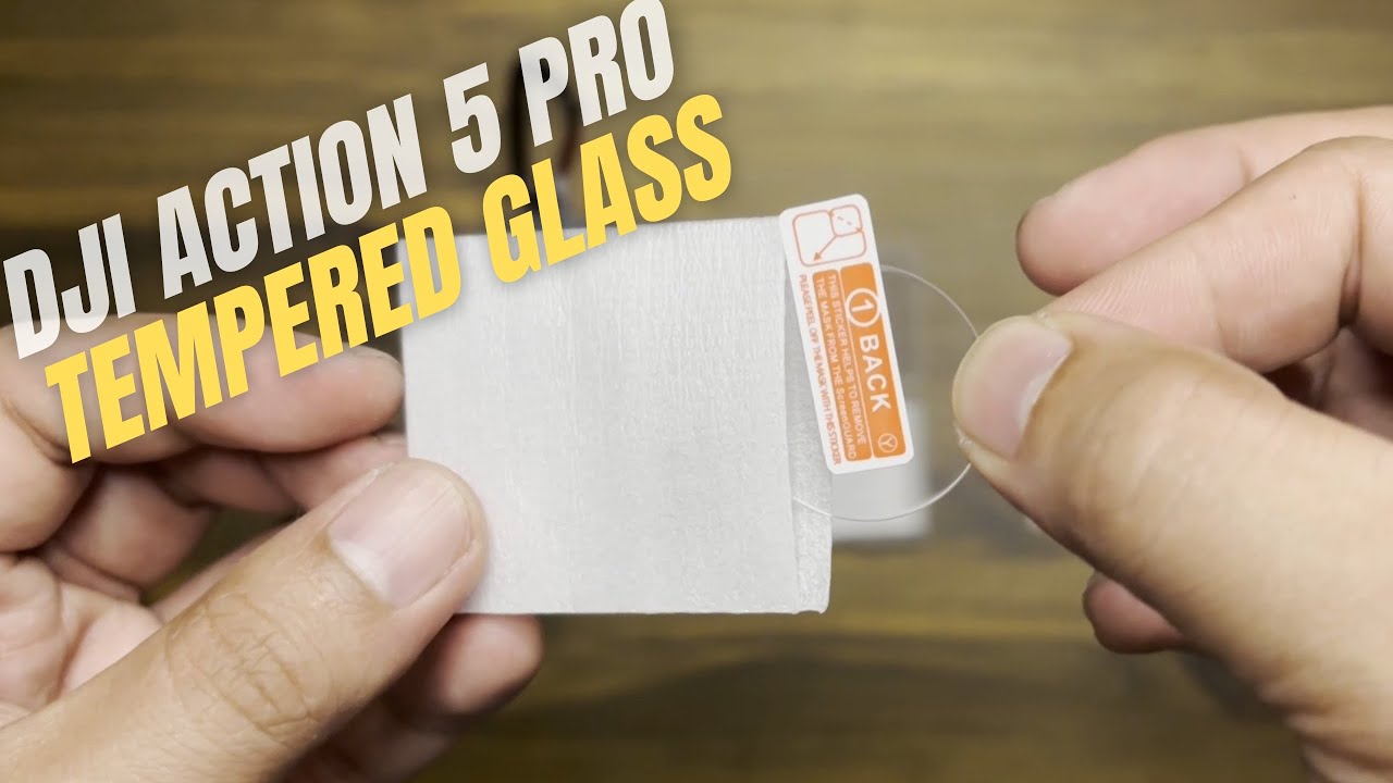 DJI Osmo Action 5 Pro Screen Protector Installation