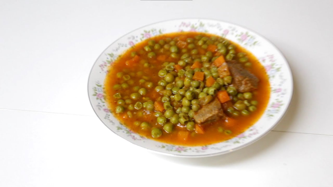 (Updated) Egyptian Meal Bassila (Peas & Carrots With Tomato Sauce)