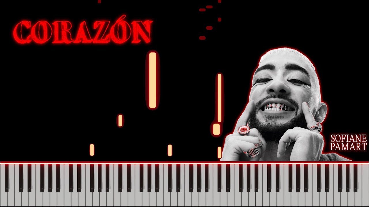 Sofiane Pamart - Corazón [Piano Tutorial]