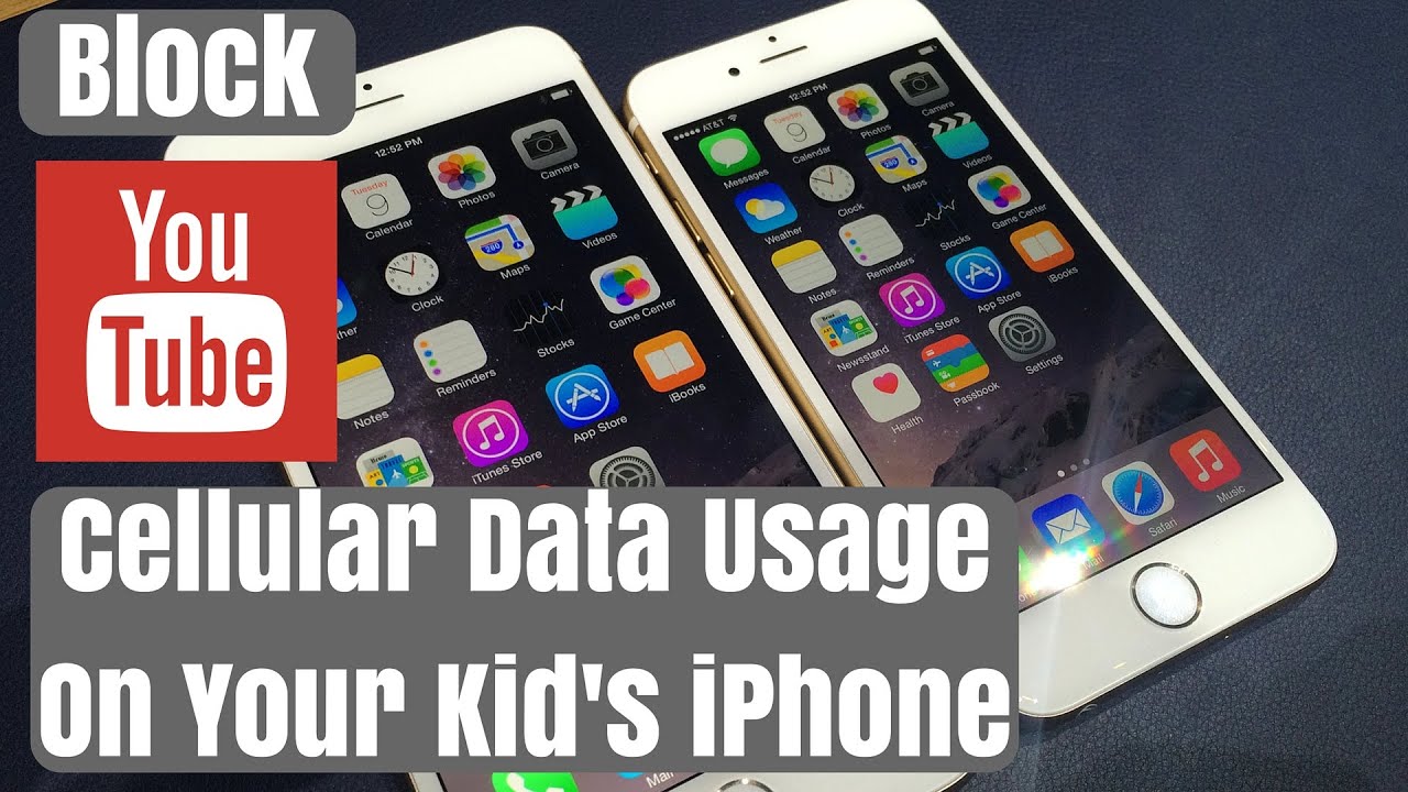 Block Youtube Cellualr Data Usage on your Kid's iPhone