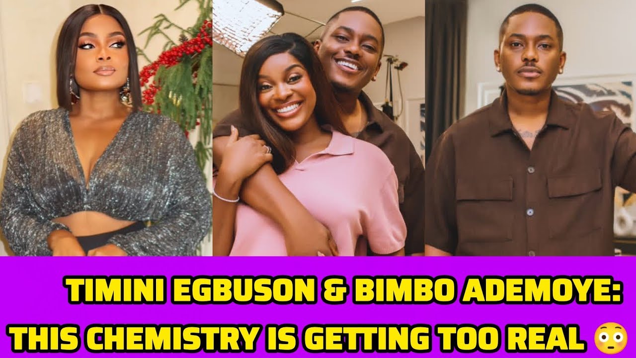 Timini Egbuson and Bimbo Ademoye's chemistry is getting too real 