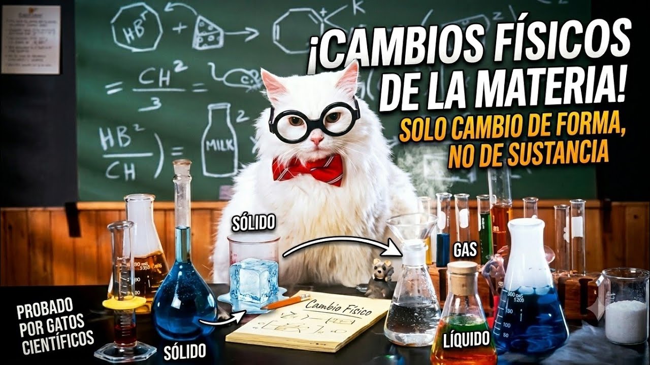 Cambios f&iacute;sicos de la materia &iexcl;Mira estos asombrosos cambios! 