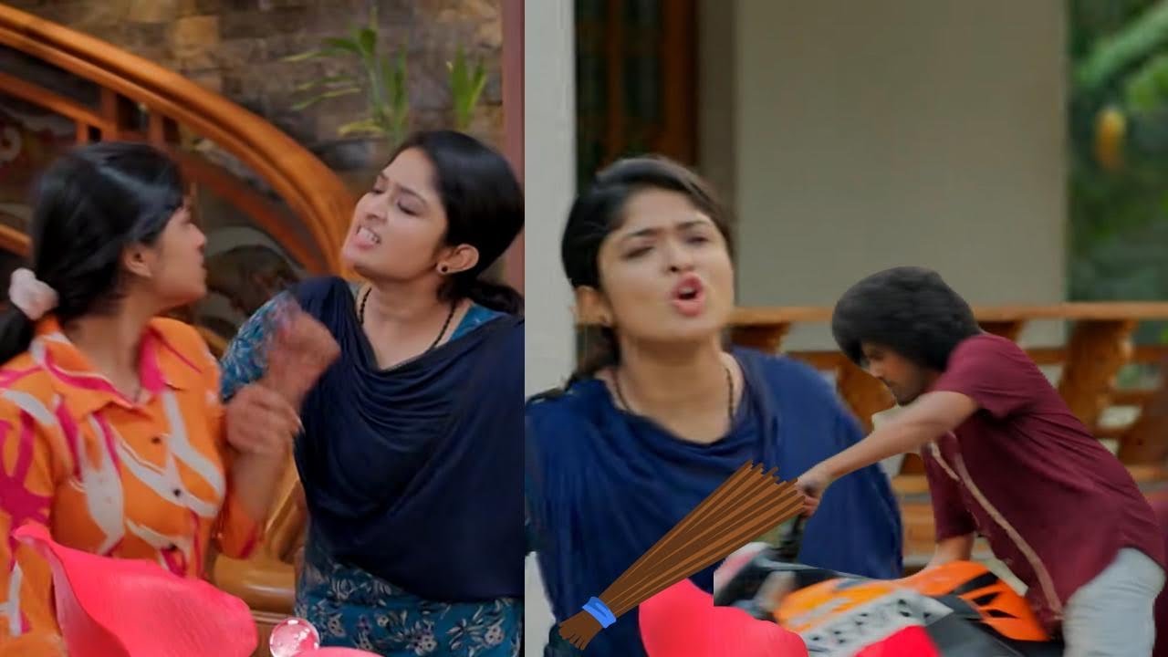 കാമുകനെ വീട്ടിൽ കയറ്റിയ ബബിത കുടുങ്ങി! ചൂലെടുത്ത് അലീനയുടെ പൊട്ടിത്തെറി 😱!! Mazhathorum mumbe serial