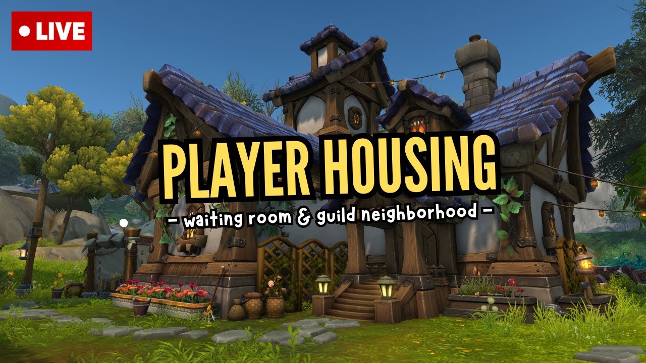 Player Housing Release | World of Warcraft | Live Gameplay - Luxthos