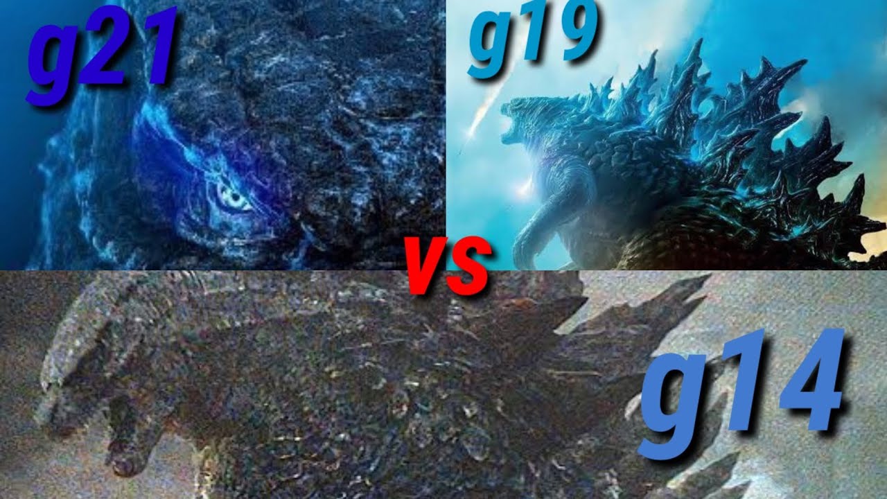 batalha de titans godzilla 2014 vs godzilla 2019 vs godzilla 2021