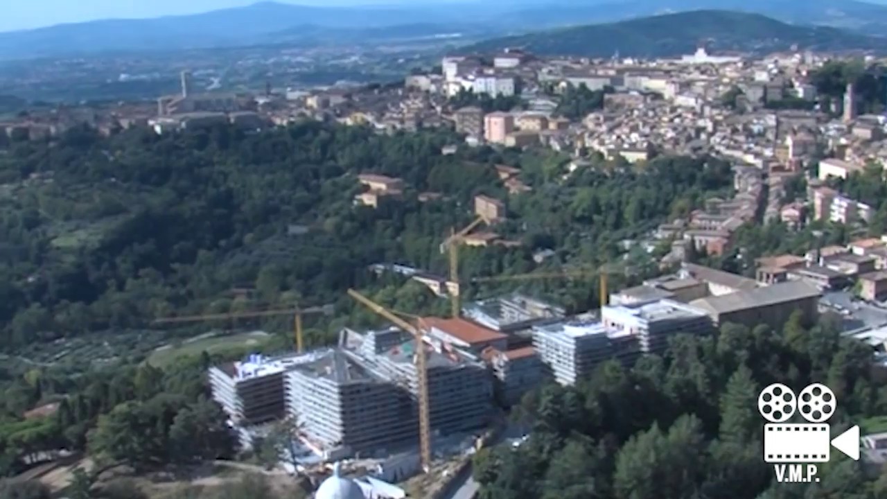 Perugia quartiere Monteluce (riprese aeree)