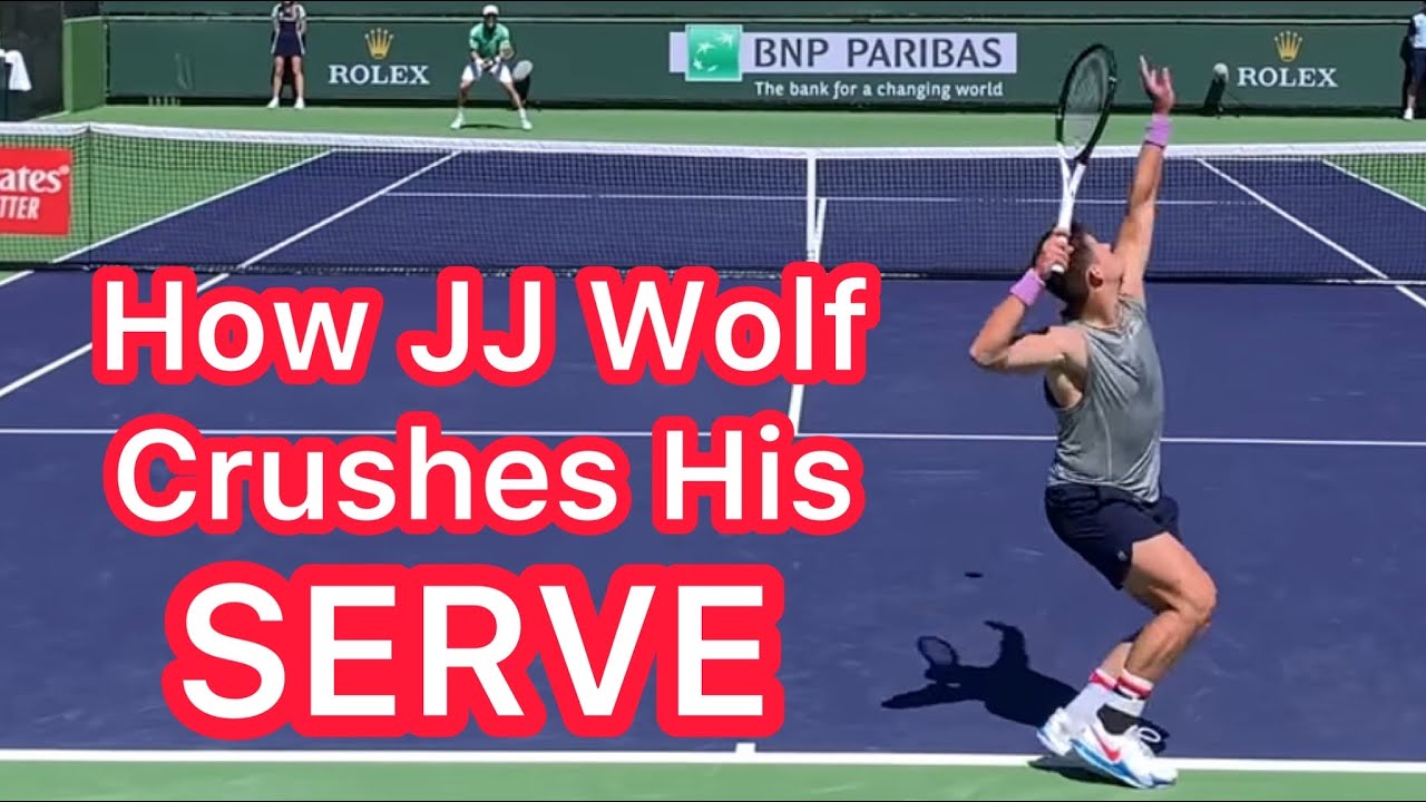 4 Tips From JJ Wolf’s Incredible Serve (Pro Tennis Technique)
