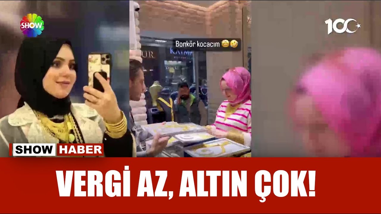 3 yılda 10 gram altınlık vergi ödememişler!