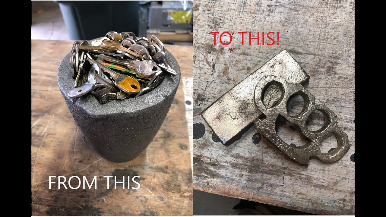 From Keys to Brass Knuckles on the Devil Forge Monday Meltdown! Brass stacking -Moose Scrapper #317