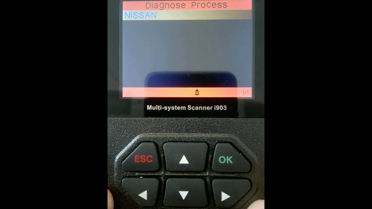 Ruční skener iCarsoft Nissan i903